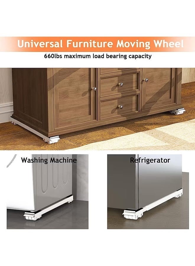 حامل قاعدة الغسالة وأثاث متحرك متعدد الوظائف - Image 3